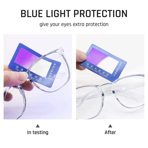 Lightweight Eye Protection Glasses With Clear No Fog Lenses For Everyday Use Dope Yet Practical Safety Eyewear blue light test
