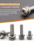 500Pcs Nut And Bolt Assortment Kit With Nine Screw Sizes M2 To M5 Stainless Steel For Electronics Motorcycle And DIY Projects Ready To Tackle Any Assembly