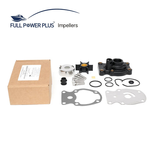 Water Pump Kit With Housing For 20 HP 25 HP 30 HP 35 HP Outboard Motors Replacement Rebuild Kit Includes Neoprene Impeller Pump Cup