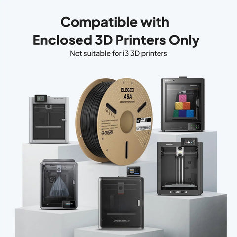 Ultra Durable ASA 3D Printer Filament In Vibrant Red With Killer Weather Resistance For Tough Outdoor Builds At 1.75 Millimeter Diameter And One Kilogram Weight Built Like A Tank For Serious DIY Projects