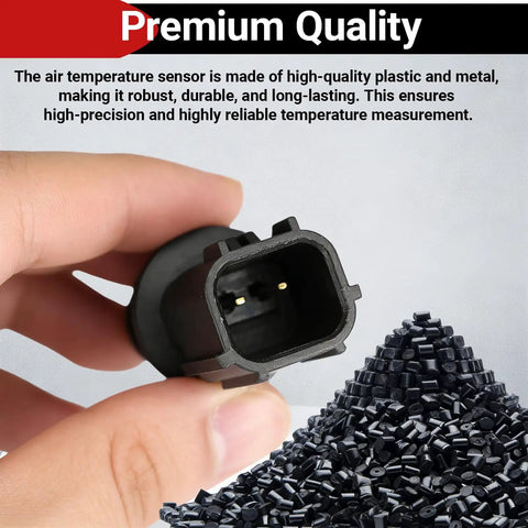 Top Shelf Intake Air Temperature Sensor Iat, high-quality plastic and metal, hand-held for Chrysler Dodge Jeep compatibility.