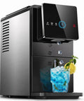 Ultimate Countertop Nugget Ice Maker Featuring Auto Drop Ice And No Sweat Self Cleaning Routine That Cranks Out 33 Pounds Of Soft Chewable Ice Daily For Totally Chill Weekend Gatherings And Quick Home Hydration with drinks.