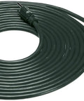 Indoor Outdoor Extension Cord 25 Foot 3 Prong Grounded Plug With 3 Outlets Weather Resistant Vinyl ETL Certified, coiled