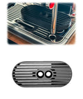 Level Up Your Counter Game With This Heavy Duty Cup Riser Platform Designed To Elevate Espresso Mugs By Thirty Millimeters For Zero Splatter Vibes And Impeccable Portafilter Alignment Every Single Time, shown on a drip pan.
