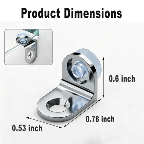 5mm Shelf Pegs 16 Pack Screw In Shelf Pins With Clear Cap Built Tough Thickened Zinc Alloy Pins dimensions