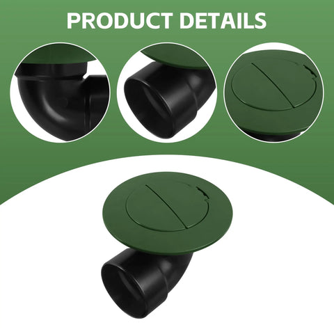 Pop Up Drainage Emitter With Elbow For 3 Inch Outlet Ready To Install With Drain And Sewer Pipes Plug And Play With Catch Basins