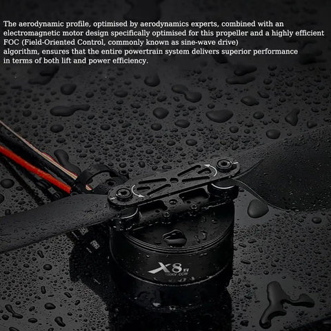 Beefed Up 30 Inch Integrated Drone Power System With Brushless Motor, ESC And Folding Propeller