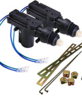 Universal Car Door Lock Actuator High Power Heavy Duty Premium Quality Durable Automotive Locking Mechanism Two Pack with accessories