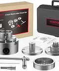 Lathe Chuck Set with Key and Jaws for Precision Turning and Metalworking, Heavy Duty Chuck Kit with steel build and case