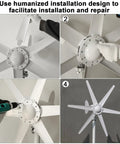 Installation process of 800W Wind Turbine Generator Kit 12V 24V With 6 Blade Design And Low Start Up Speed 1.0m/s