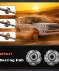 Rear Wheel Hub Bearing Replacement Kit 2-Piece Set For Toyota RAV4 2006-2018 4WD And Lexus NX200T 2015-2017 With Part Number 512374