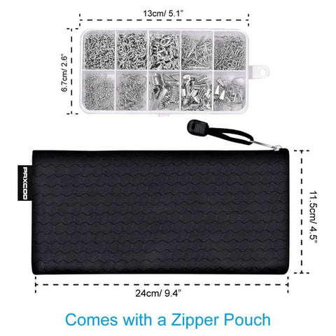 All In One Jewelry Making Kit With Pliers, Findings, Beading Wires And Repair Tools For Adults And Beginners pouch and storage box