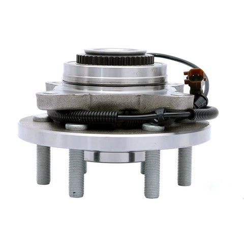 Front Wheel Bearing Hub Assembly Fits 2015 To 2017 Ford F150 4WD Only With 6 Lug And ABS Front Position Left Or Right Side OE Quality ISO TS 16949 Certified