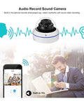 Heavy Duty POE IP Camera With Kickass 8MP 4K Ultra HD Resolution And Built In Audio For Smooth Indoor Outdoor Surveillance, image showing microphone feature.