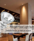 GU10 50W Halogen Replacement Bulbs For Candle Warmer Lamps, Track Lighting And Range Hoods, 120V Dimmable With Glass Cover