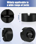 Universal Pinch Weld Jack Pad Adapter for Floor Jacks Upgraded Rubber Pad with X Slot Design, 3.9x1.8 Inches