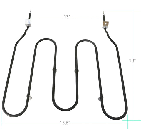 Oven Bake Element Replacement Kit For Frigidaire Crosley That Fixes Cold Or Hot Spots Fast Restores Even Heating Easy DIY 13x19 inch