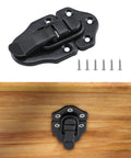 Duckbilled Toggle Hasp Latch Set 2 Pack With Screws For Jewelry Boxes And Wooden Cases Oil Rubbed Bronze Finish