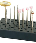 High Precision Pro Grade Rotary Tool IBS E 38481 accessories including bits and brushes for grinding polishing and engraving