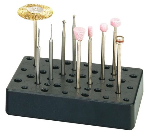 High Precision Pro Grade Rotary Tool IBS E 38481 accessories including bits and brushes for grinding polishing and engraving