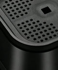 Close-up of anti vibration pads for washing machines and dryers, showing heavy duty floor protection and shock absorbing design.