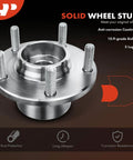 Front Wheel Bearing And Hub Assembly For Mazda 3 2004 2005 2.0L 2.3L With 5 Lug Compatibility High Load Ball Bearing Hub Replacement Kit