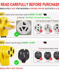 Step-by-step guidance for 20Ft EV Charger Adapter Cord From NEMA 10-30P To 14-50R For Old Dryer Outlet To EV Charging instructions.