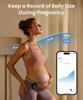 Your Go To Smart Body Measuring Tape With Bright LED Display And Rechargeable Battery tracking pregnancy belly size
