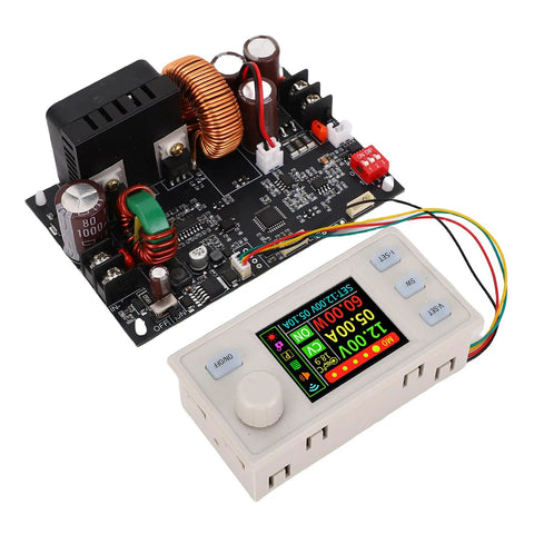 Adjustable 1200W DC CNC Regulated Power Supply for Laboratory Use with digital display and compact ABS design
