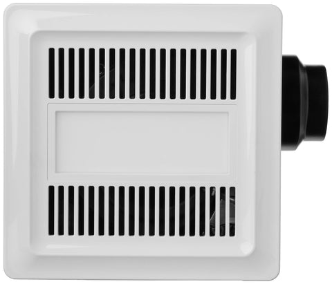 Smart Bathroom Ventilation Control Kit With Adjustable 50 80 110 CFM Fan Speeds, ultra quiet sealed DC fan, front view