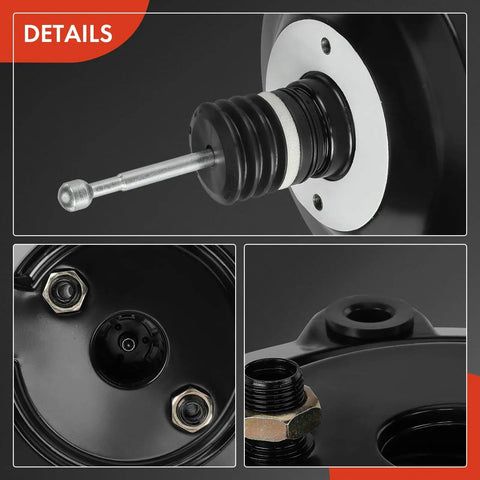 Heavy Duty Vacuum Brake Booster For Buick LaCrosse Regal Malibu Orlando Bulletproof Stopping Power Direct Drop In Swap Without Master Cylinder detail of assembly and connectors