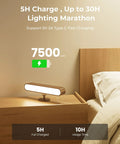 Solid Upgrade Set Of Two Rechargeable Walnut Wood Wall Sconces With Magnetic Mount And Remote Control Featuring 15 Rgb Colors 360 Degree Rotate Dimmable Led Bedside Lamps That Hits Different For Bedroom Decor And Living Room Vibes, showing a walnut lamp on a nightstand.