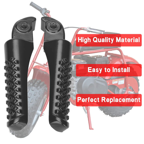 Mini Bike Foot Pegs Replacement Set For Coleman Powersports CT200U BT200X CT100U Trail 200 And 100 Models Left And Right