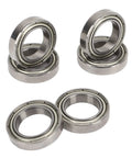 Beefed-Up Lightweight Steel Ball Bearings 15x24x5mm For 1/7 RC Cars And ZD Racing MX-07, durable steel, placed upright and flat