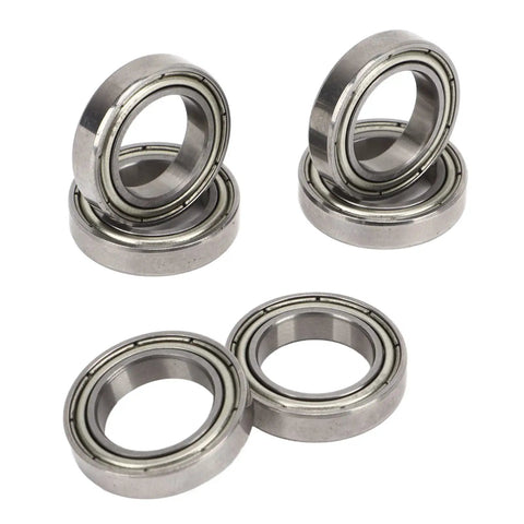 Beefed-Up Lightweight Steel Ball Bearings 15x24x5mm For 1/7 RC Cars And ZD Racing MX-07, durable steel, placed upright and flat