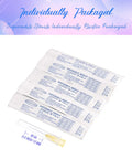 Individually packaged 30 Gauge 1/2 Inch Luer Lock Disposable Needles Pack Of 100 For Lab Use with blister seal