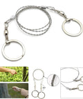 Wire saw from 8 in 1 Emergency Gear Survival Kit For Outdoors And Adventures, SOS Help Box For Camping And Hiking