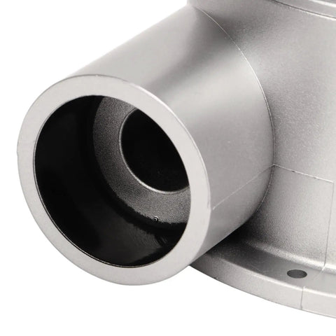 Close-up of the Compact Water Turbine Hydroelectric Generator With Permanent Magnet Brushless Motor For Off Grid Power Easy Install System SJ18A