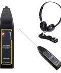 Ultrasonic Leak Detector And Industrial Stethoscope For Engines Bearings Valves Pumps And Pipes High Sensitivity Pro Grade Diagnostic Tool with headphones and long probe