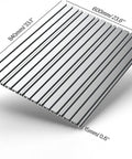 6060 Aluminum T Slot Spoilboard Extension For CNC Router Compatible With PROVerXL 4030 XY Axis Extension Kit 840 X 600 X 15mm