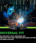 Heavy Duty 20 Ft Welder Extension Cord 50 Amp 6 AWG NEMA 6 50P To 6 50R 250V Welding Cable ETL Listed Low Voltage Drop Ideal For Continuous Duty Machines And Heavy Welders. universal fit for industrial welding use with NEMA 6-50 plug