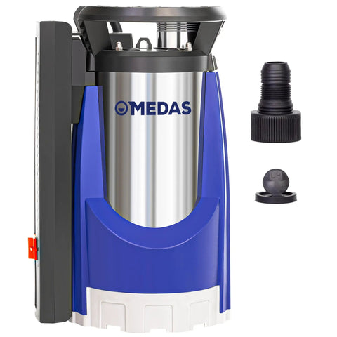Automatic 1HP Submersible Sump Pump With Built In Float, 3600 GPH, Auto On Off, Portable Drain Pump for wet areas shown