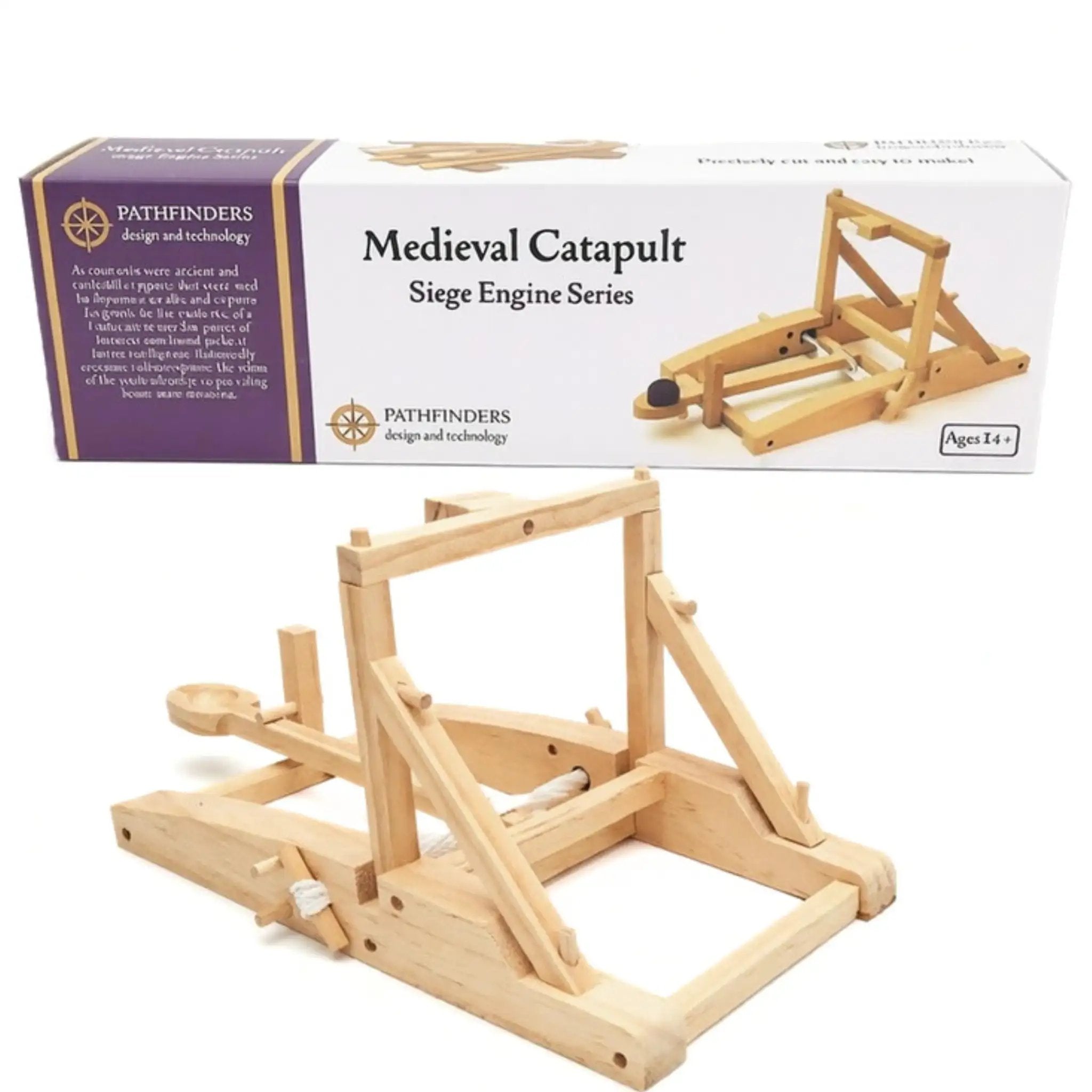 Medieval Catapult STEM Building Kit: 60-Minute Build ✓
