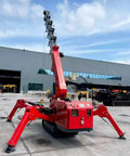 Compact Mini Crawler Crane With 360 Degree Rotation And Multi Stage Boom Portable Hydraulic Lift in factory setting