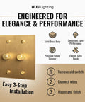 Solid Brass Rotary Dimmer Switch Smoother Than Butter Rotation Sleek Satin Finish For Home Decor Dual Gang Wiring with installation guide