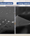 Close-up of waterproof and durable material of Black Single Serve Coffee Maker Cover For K-Supreme And K-Compact Pods