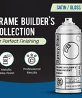 Spray.Bike Frame Builder's Transparent Finish - Clear Coat Spray Paint, 2pk, 400ml can displaying satin/gloss finish features.