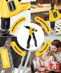 Rivet Nut Tool Kit For Tight Spaces 8 Inch Right Angle Hand Rivnut Tool With 96 Rivnuts And 8 Mandrels M3 To M6 portable use