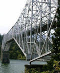 Steel bridge over river used as example for One Step Water Based Rust Converter And Latex Metal Primer That Converts Rust And Primes Metal And Extends Equipment Life With A Non Flammable Easy Cleanup No Sweat 1 Qt Kit.