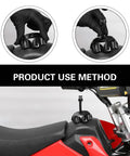 2 Pack CNC Aluminum Gas Cap Vent Tube With Steel Balls Universal Fuel Cap Air Vent Hose installation on motorcycle